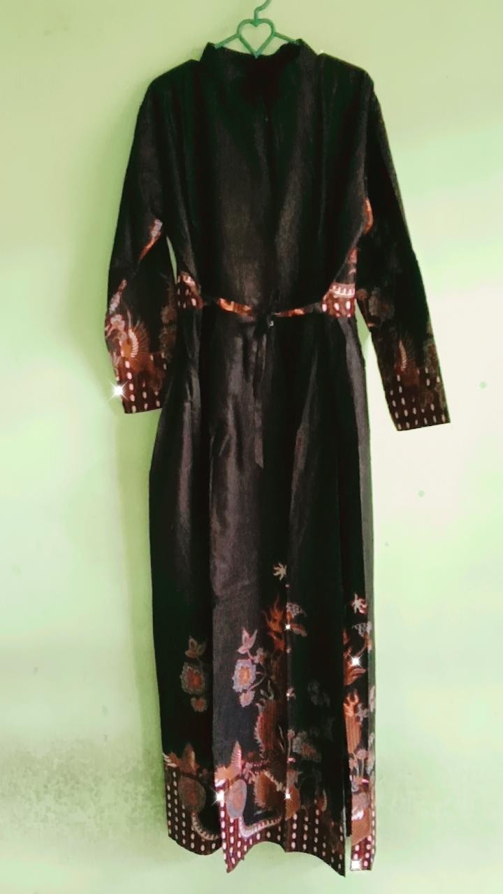 Batik Couple Keluarga Sania Ruffle Ori Ndoro Jowi Dnt Motif Naga Garansi Termurah