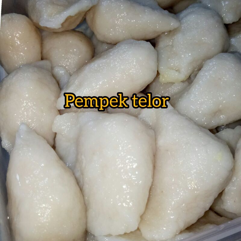 

Pempek Palembang paket lenjer dan isi telor