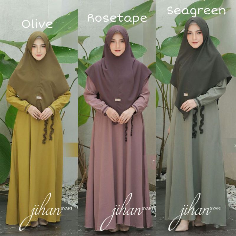 Gamis Jihan Syar'i by Hafna Fashion Muslimah