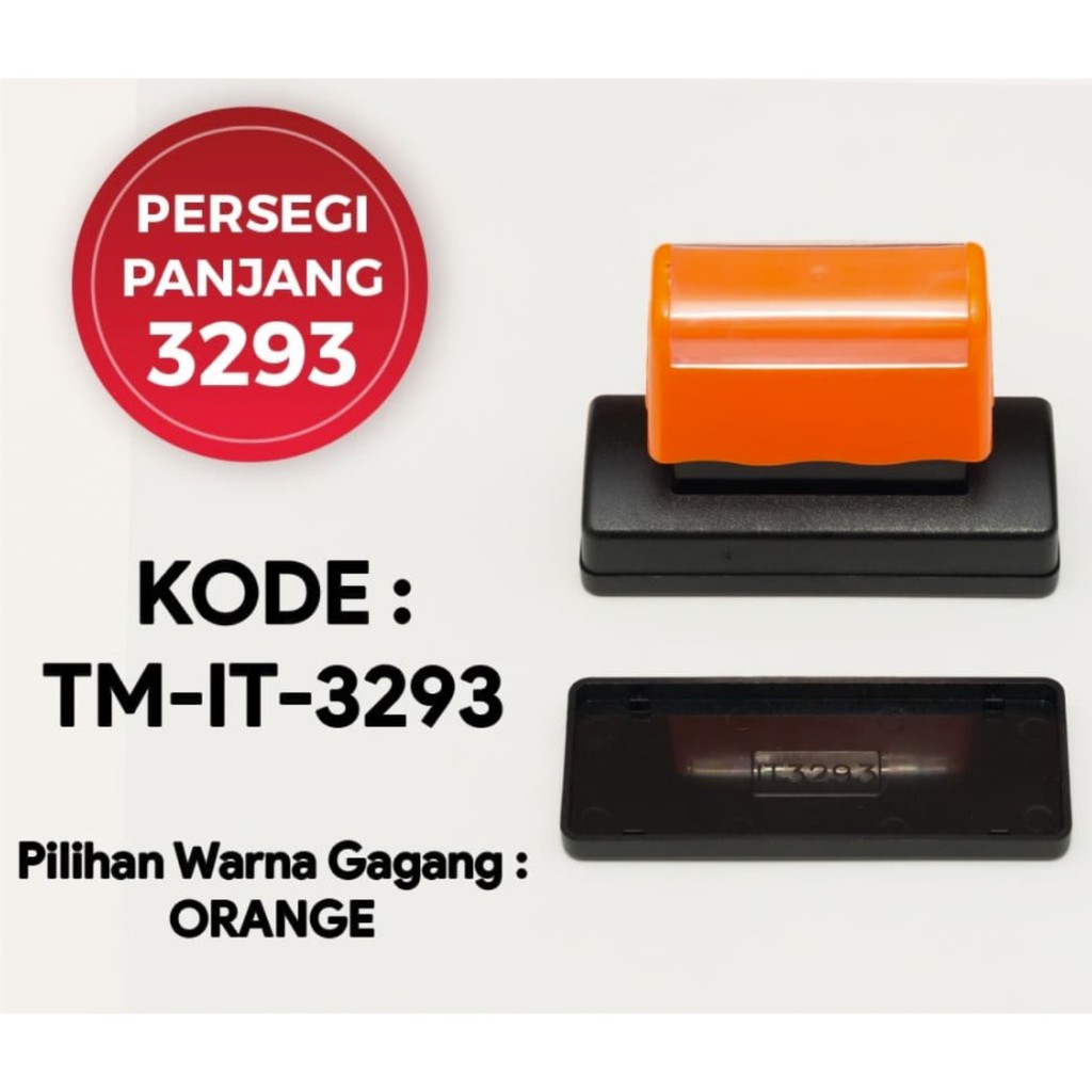 

Gagang Stempel Flash PERSEGI PANJANG 3293 (32x93mm) -TM-IT-3293