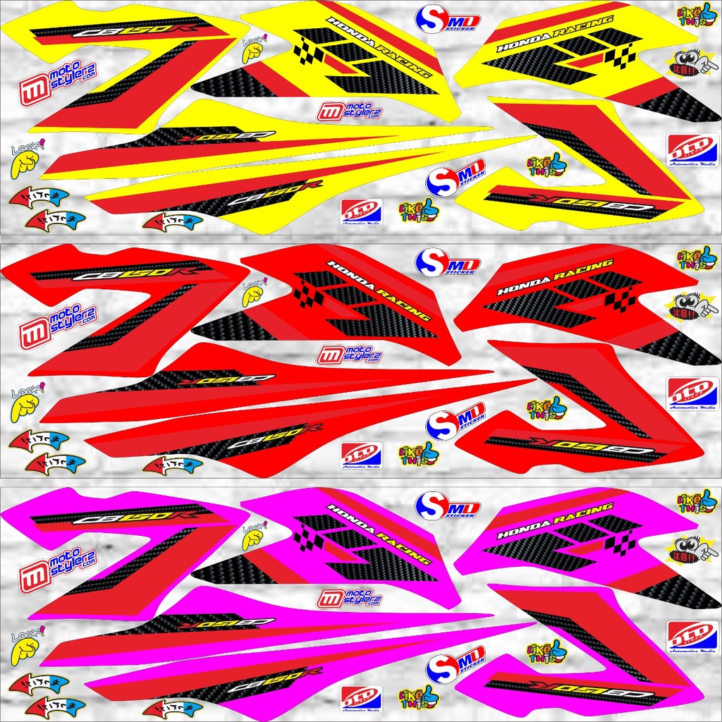 STRIPING VARIASI MOTOR HONDA CB 150R G1