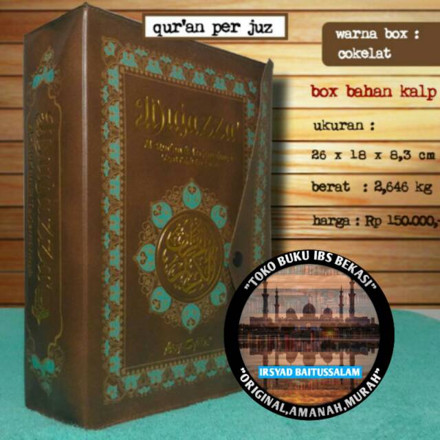[ukuran besar] Al-Quran Perjuz Alquran Mujazza Per Juz Terjemah - karmedia
