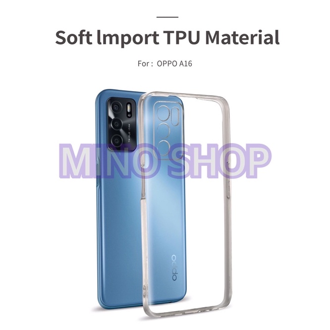 SOFTCASE TRANSPARAN OPPO A16 PREMIUM CLEAR SOFT CASE