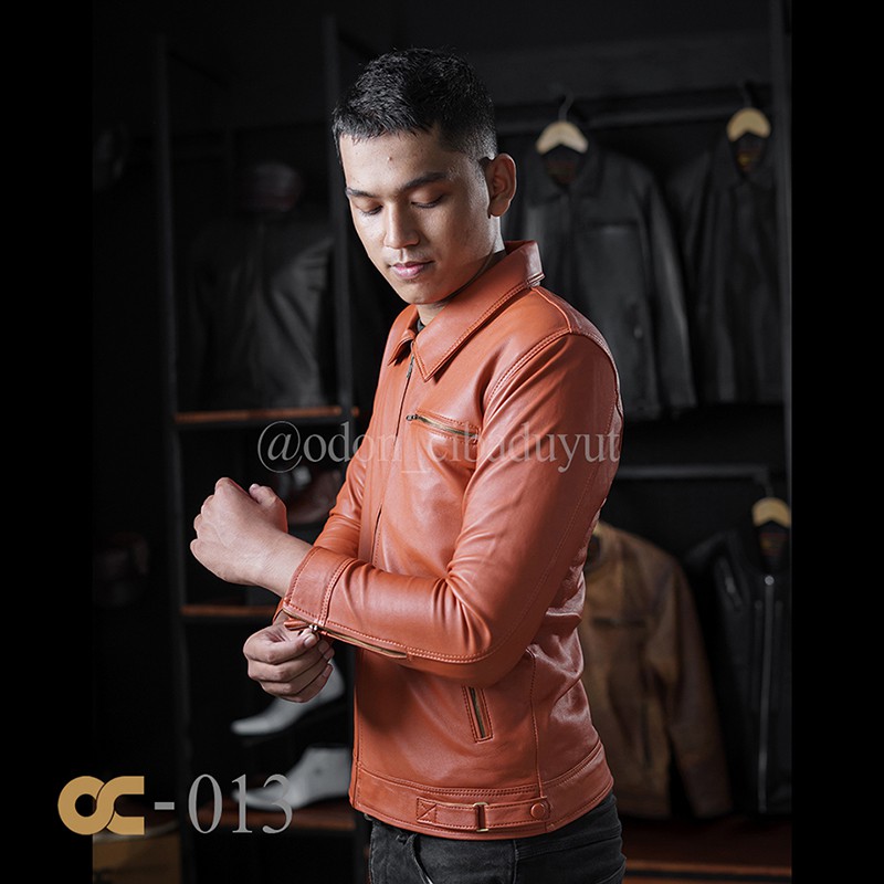 JAKET KULIT PRIA EXCLUSIVE OC-013