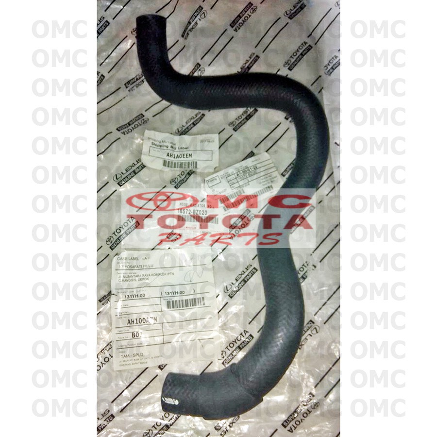 Selang Hose Radiator Bawah Lower Avanza Xenia Old 16572-BZ020