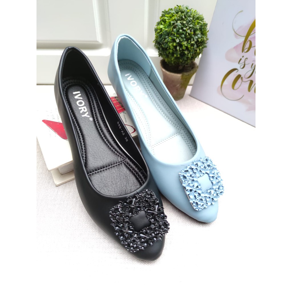 IVORY Sepatu Wanita Flatshoes Terbaru 888-A2