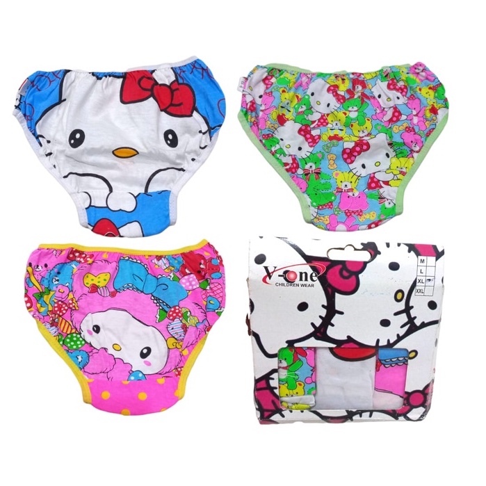 CD CELANA DALAM ANAK KARAKTER DORAEMON / HELLO KITTY / MICKEY MOUSE / LITTLE PONY / MY MELODY / FROZ