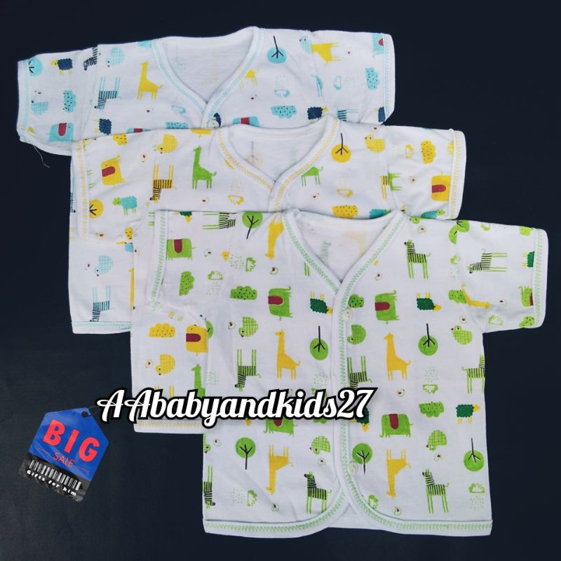 3PC BAJU BAYI SHANKUSEN LENGAN PENDEK-BAJU BAYI LENGAN PENDEK SHANKUSEN-BAJU BAYI LEMBUT BERKUALITAS