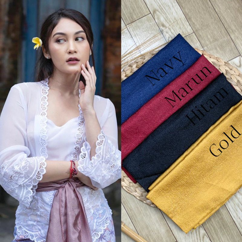 Selendang organza/senteng warna cantik mewah elegant-5