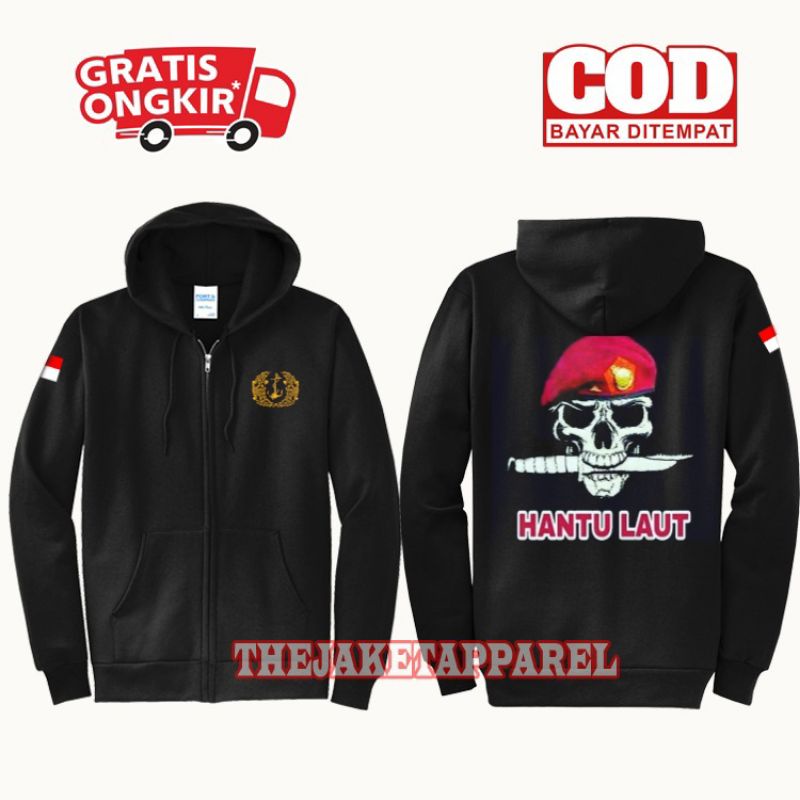 JAKET TNI AL ZIPPER TNI HANTU LAUT