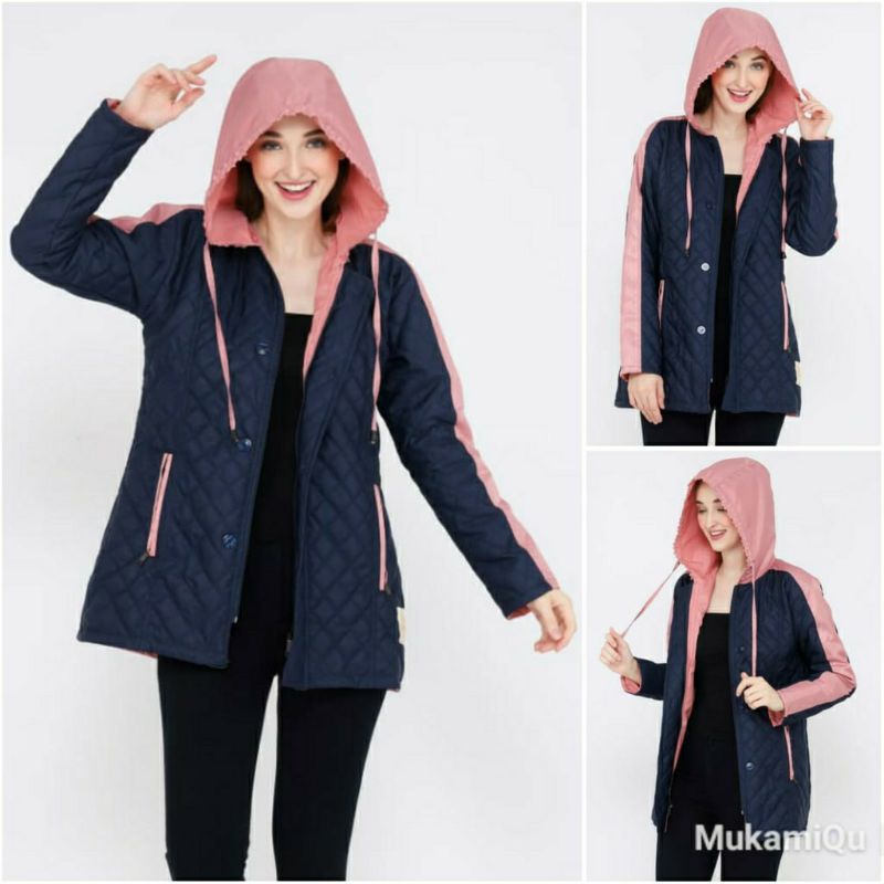 JAKET WANITA PARKA BELLOVA QUILTING PREMIUM / JAKET CEWEK BELOVA MUKAMIQU NEWTAB / PARKAWANITA / JAKETCEWEK