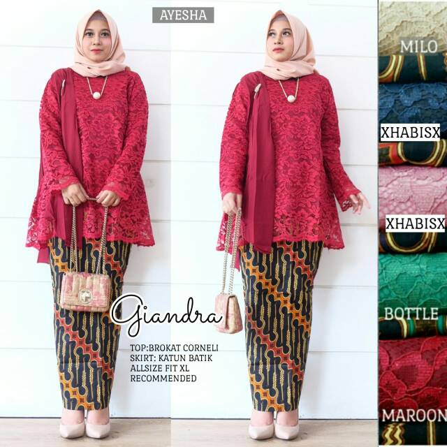 Giandra Set By Ayesha | Suplier Hijab Solo| Grosir
