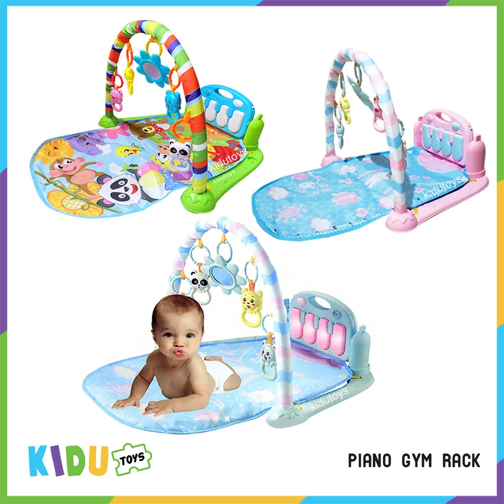 Mainan Anak dan Bayi Piano Gym Rack Kidu Toys