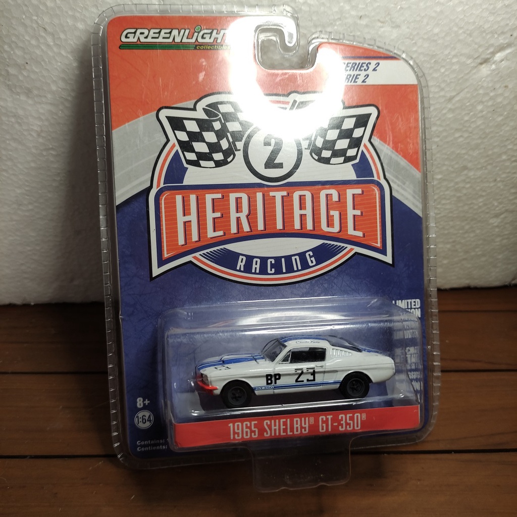 Greenlight Diecast Heritage Racing Series 2 1965 Shelby GT 350 23 Charlie Kemp