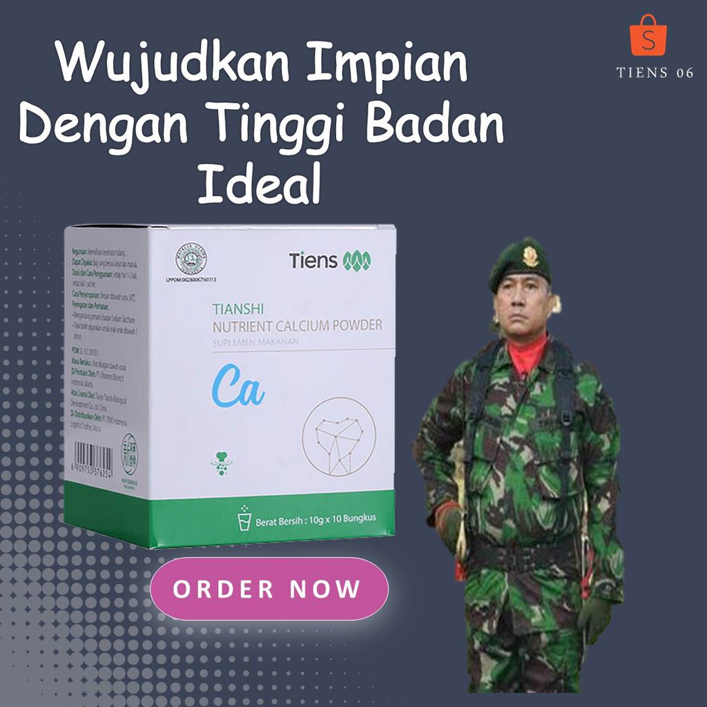 

SUSU TIANSHI NUTRIENT CALCIUM POWDER PENINGGI BADAN Susu Kalsium Tiens Untuk Patah Tulang
