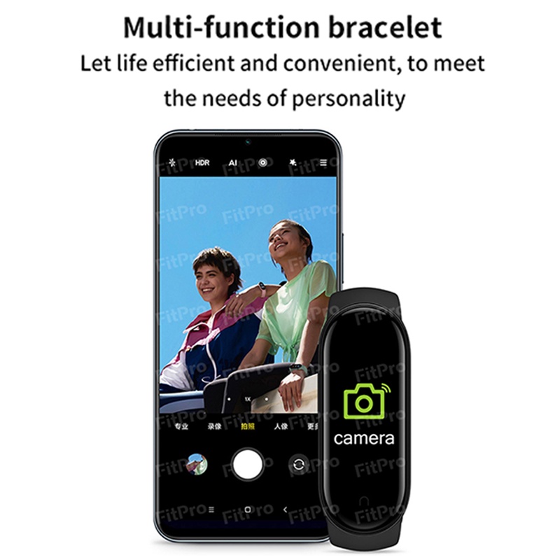 GARANSI✅M7 SmartWatch Bracelet Sport Fitness Pedometer Heart Rate Blood Pressure Monitor Sports Bluetooth Smartband For Women Men's