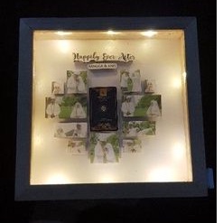 Kado Viral Foto KOLASE LIGHT FRAME 3D | Hadiah birthday, anniversary, pacar, ldr, graduation, dll