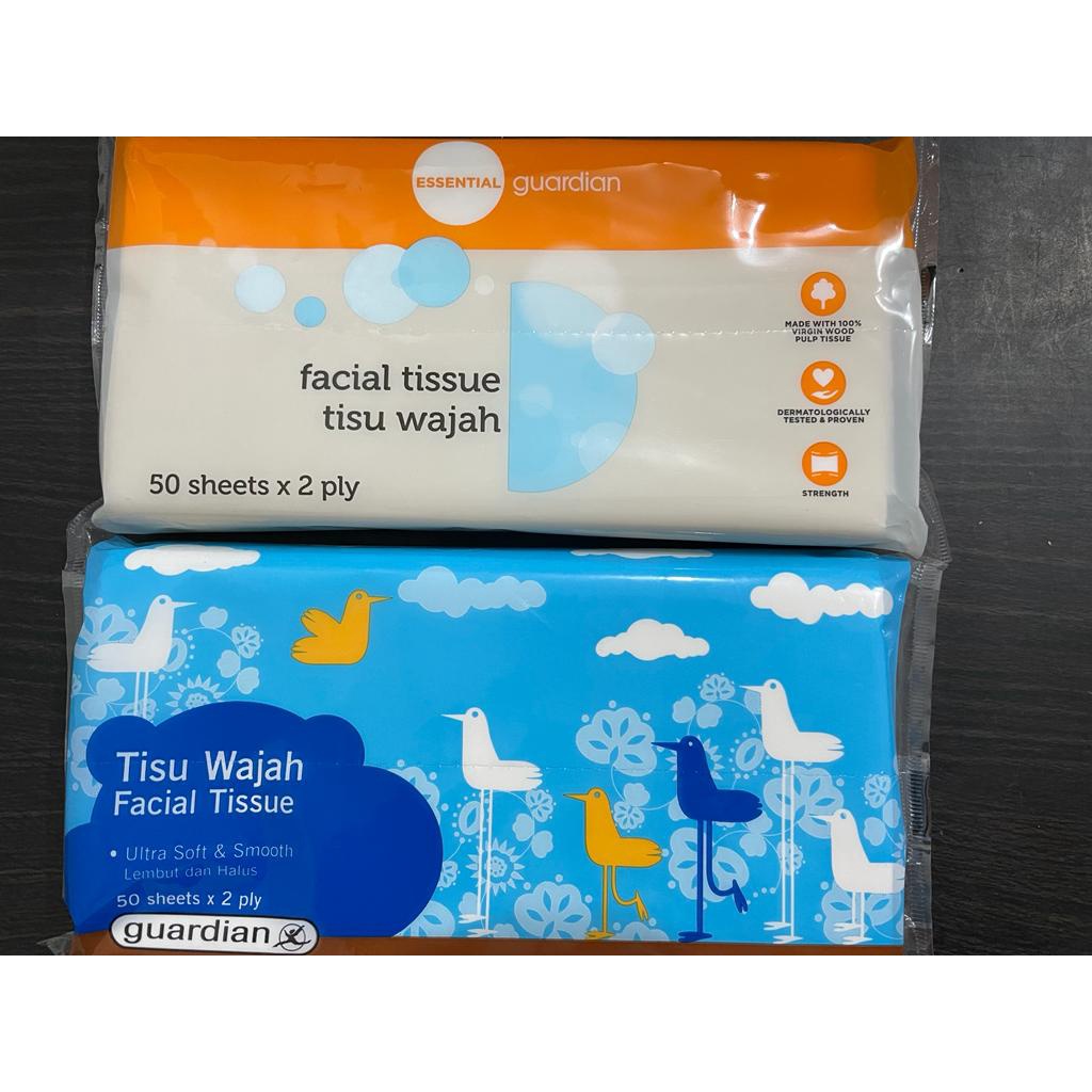 Jual GUARDIAN FACIAL TISSUE ISI 50 SHEETS / TISSUE GUARDIAN Shopee