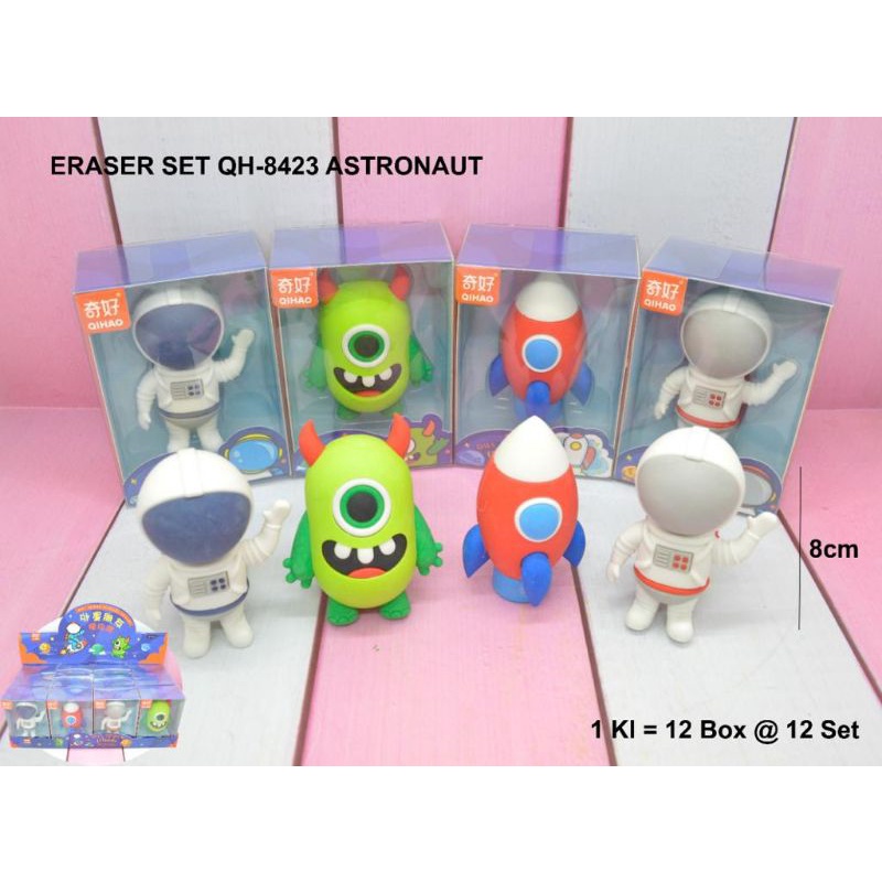 

eraser set/ penghapus astronaut