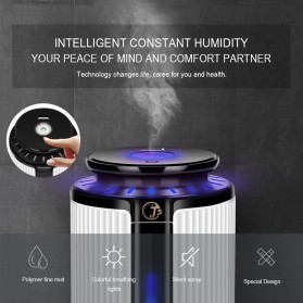 JE J Ultrasonic Air Humidifier LED RGB Light 900ml - SHJ-0020 - Transparent