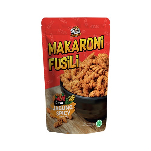 

ASHIAAAP - MAKARONI FUSILI Jagung Spicy Pedas Gurih / Makanan Ringan Cemilan Kekinian