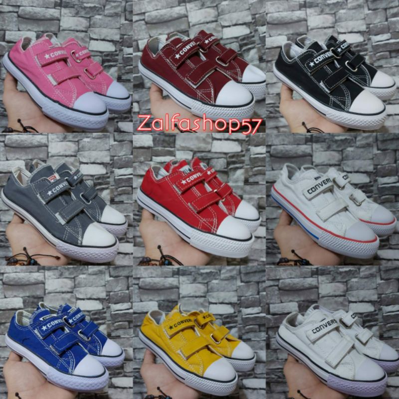 SEPATU ANAK CONVERSE VELCRO SNEAKERS KIDS CONVERSE TERLARIS