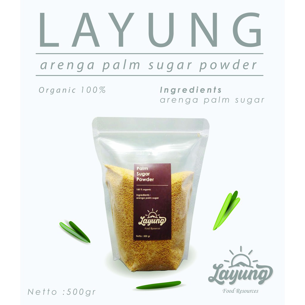 

Gula Aren Semut Organik 500 gram Layung Palm Sugar Powder cocok untuk campuran kopi teh wedang jahe