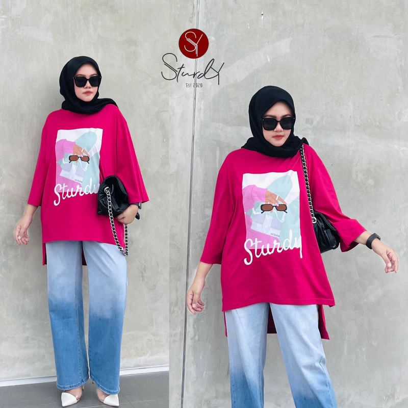 top oversize sturdy original / atasan jumbo wanita