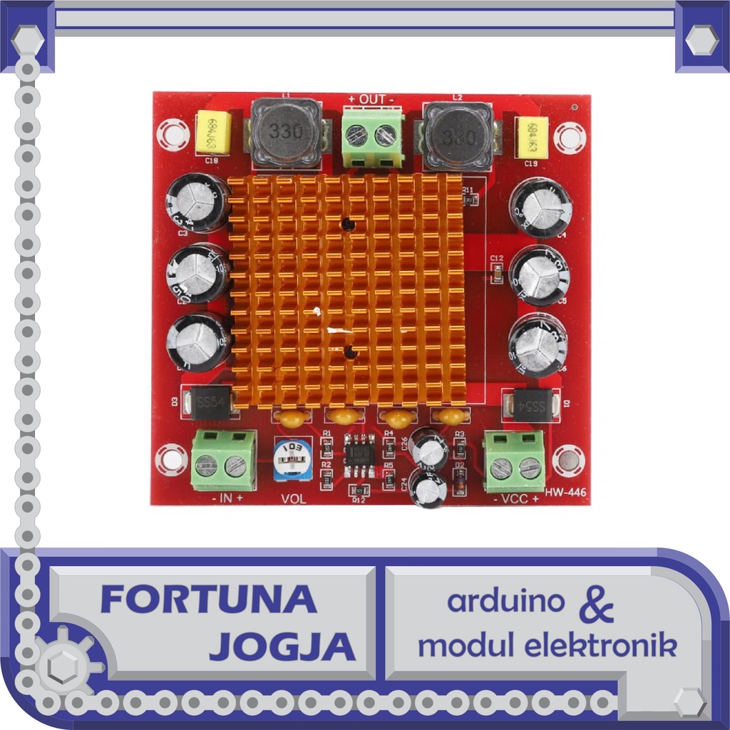 HW-446 High Power TPA3116D2 150W Mono Class-D Amplifier Kit