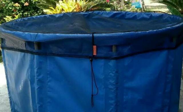 Kolam bulat D1,5 T1 bahan orchid