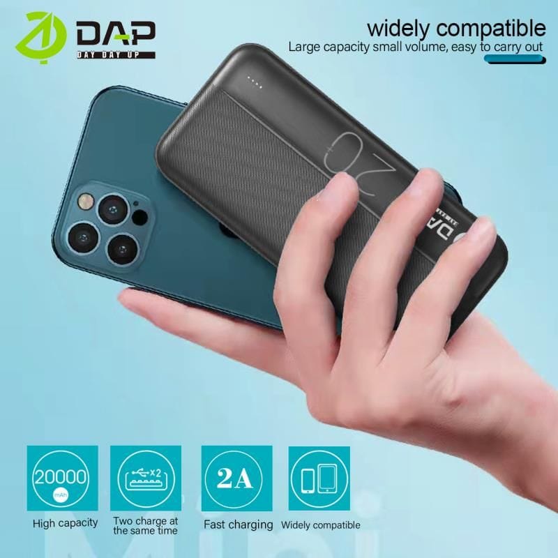 Power Bank DAP D-P220 20000mAH ORIGINAL PowerBank DAP D-P220 20000mAH ORIGINAL