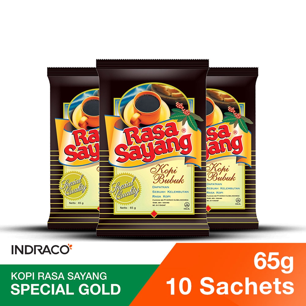 

Rasa Sayang Kopi Special Gold (10 sachets x 65g)