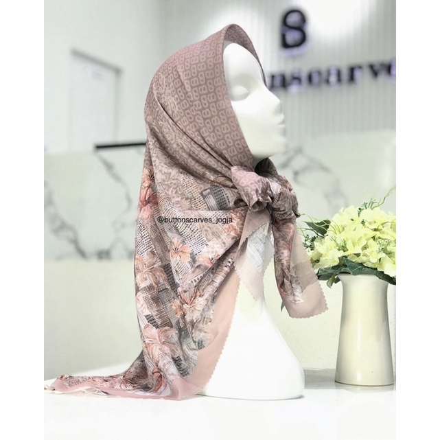 buttonscarves malaya series khaki