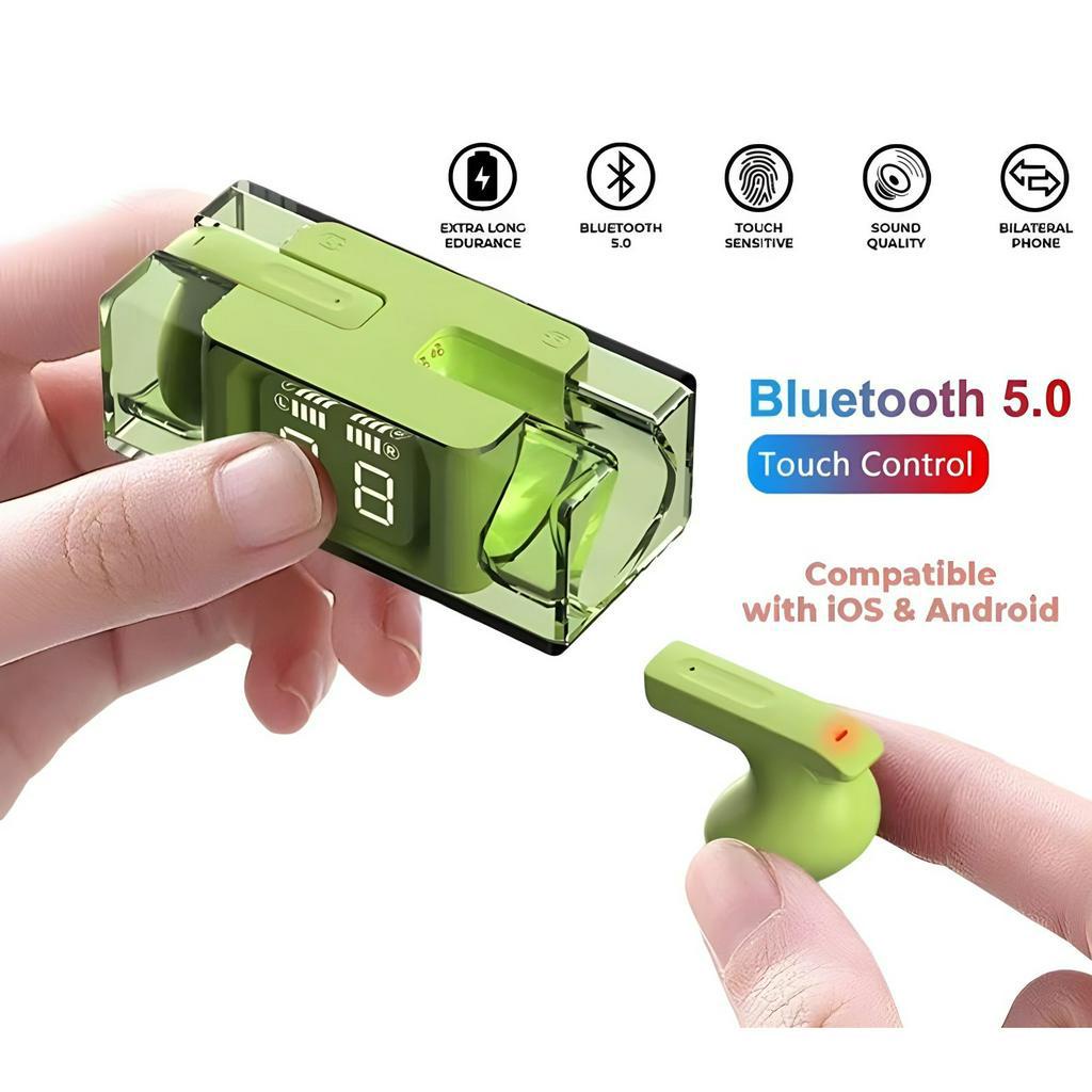 TWS D32 headphone bluetooth | earphone bluetooth headphone gaming headset karater bass wireless tran