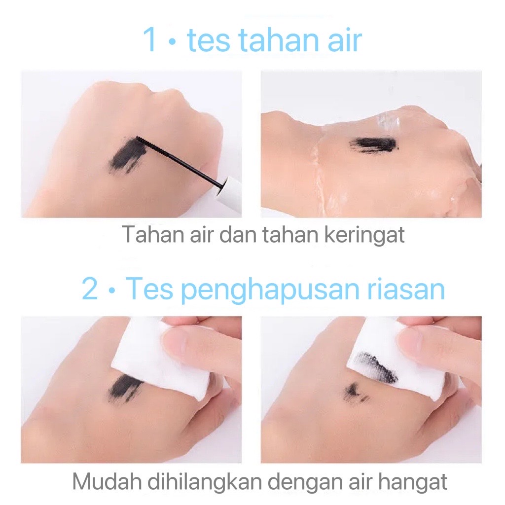 Maskara Waterproof Amy's Diary spiral shape long lasting tahan lama