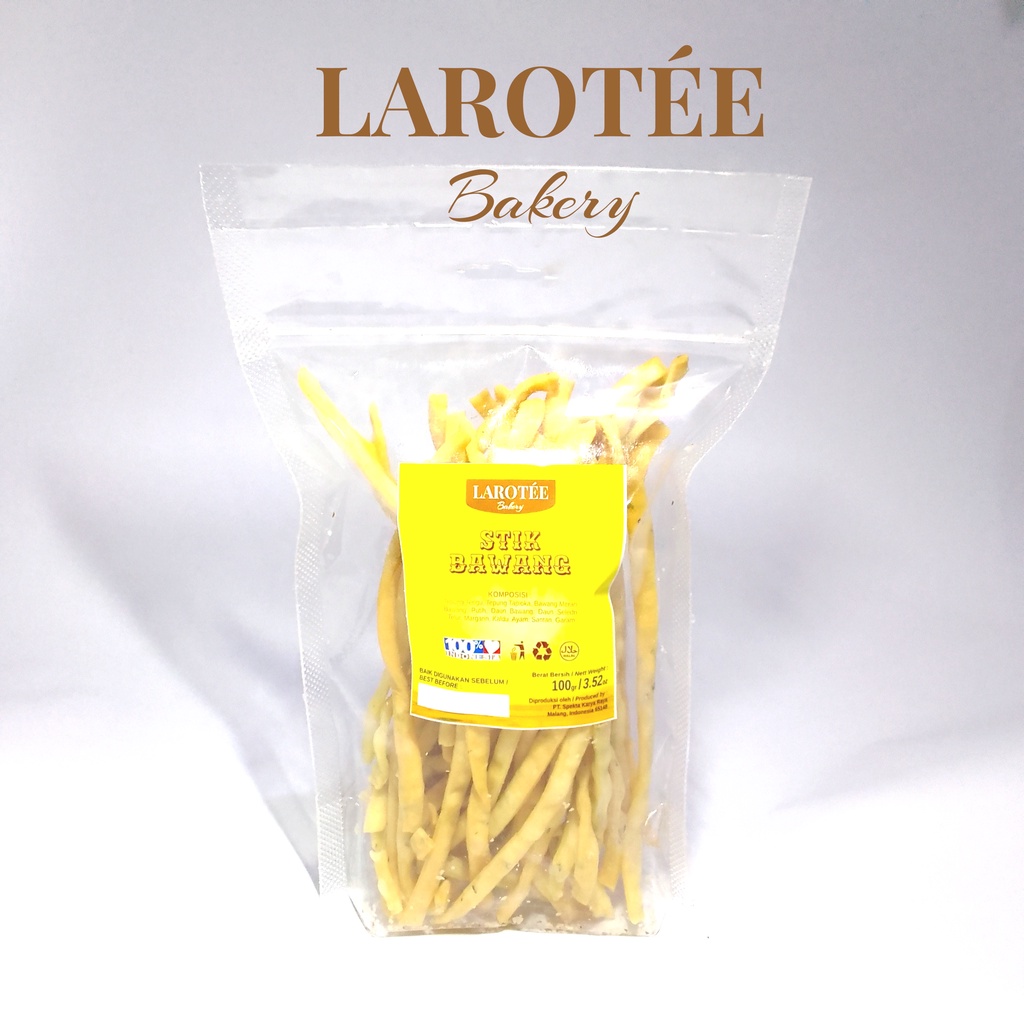 

Larotee Kue Kering Stik Bawang Bening 100 Gram