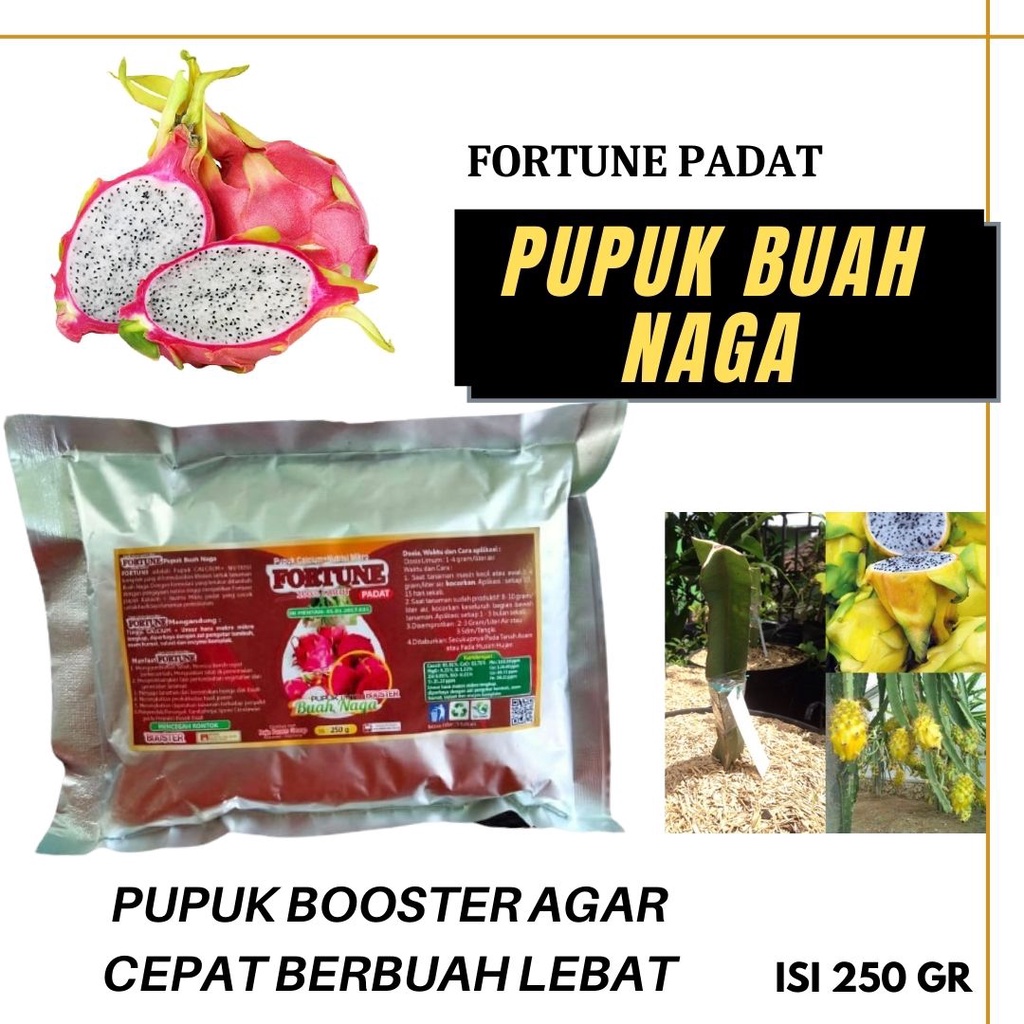 Pupuk Organik Tanaman Perangsang Buah Naga, Pupuk Booster Buah Naga