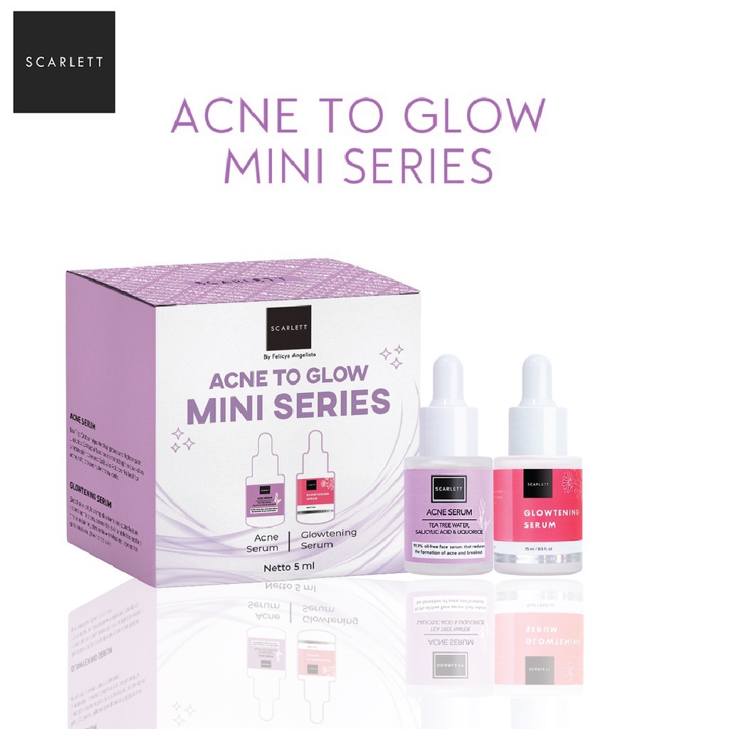 ⭐️ Beauty Expert ⭐️ SCARLETT Serum Essence Toner Series - Acne Brightly Glowtening