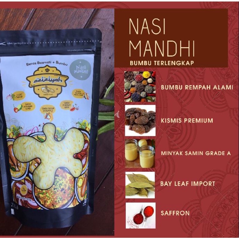 

Nasi Mandhi Instan Aziziyah 350gr