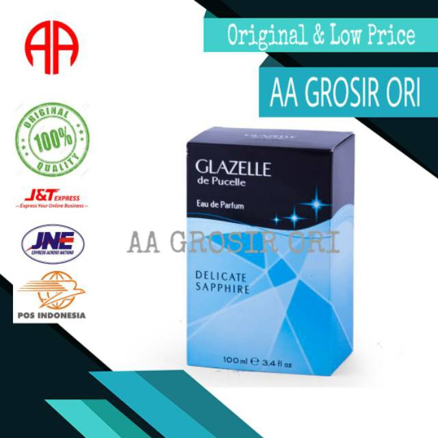 GLAZELLE DE PUCELLE EAU DE PARFUM EDP Delicate Sapphire 100ml