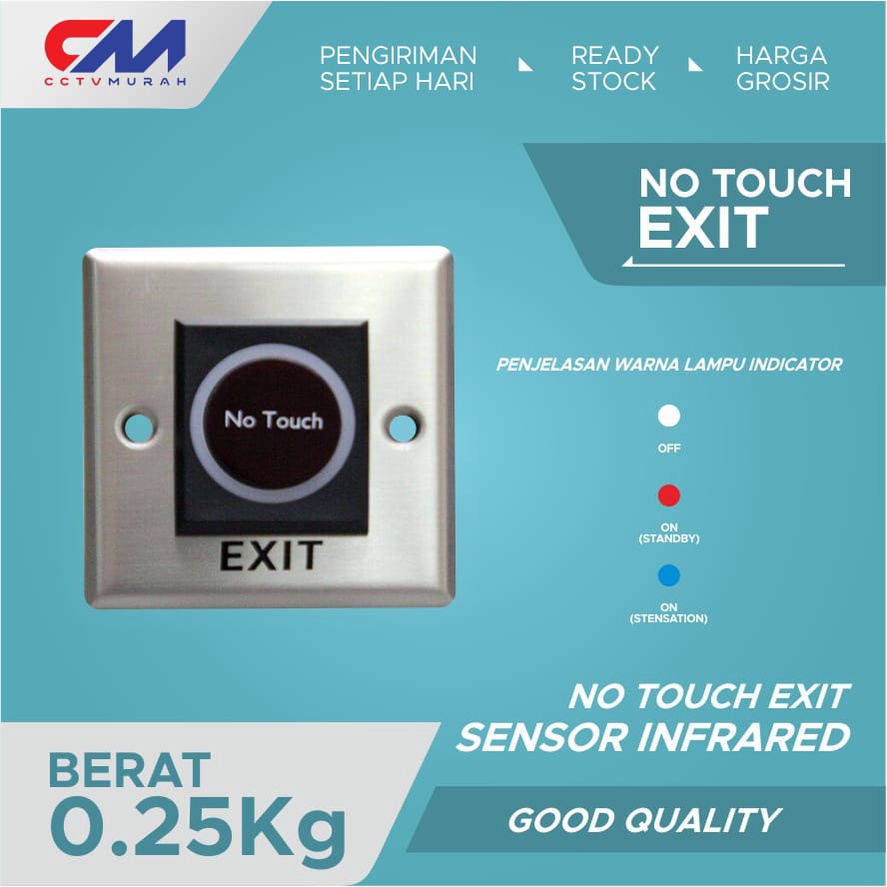 EXIT BUTTON NO TOUCH
