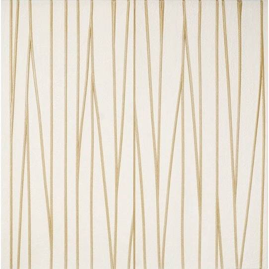 Wallpaper 3D Brickfoam Garis Cream kode 2013 / Ukuran 70x70cm / Bervariasi Warna