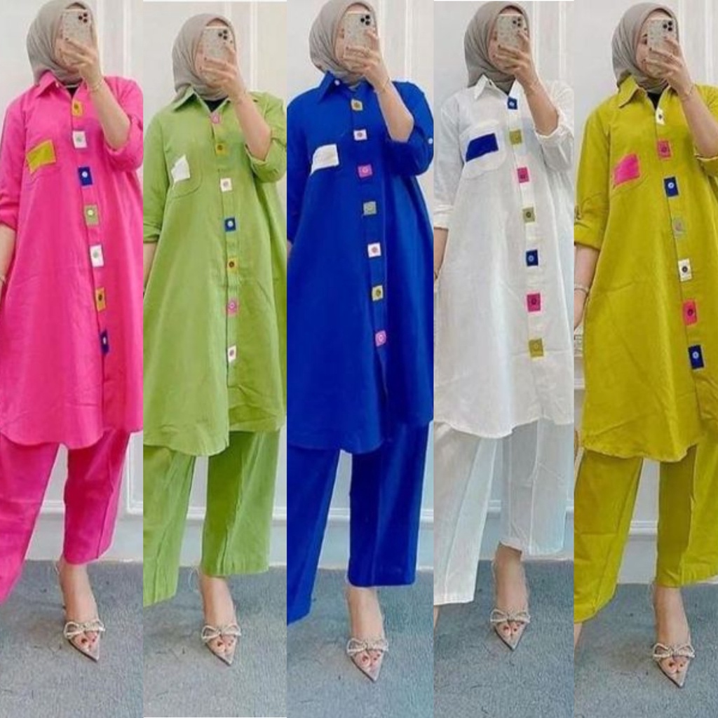 Sania Set  / Setelan Wanita / Setelan Terbaru / Setelan Terkini / Setelan 2021