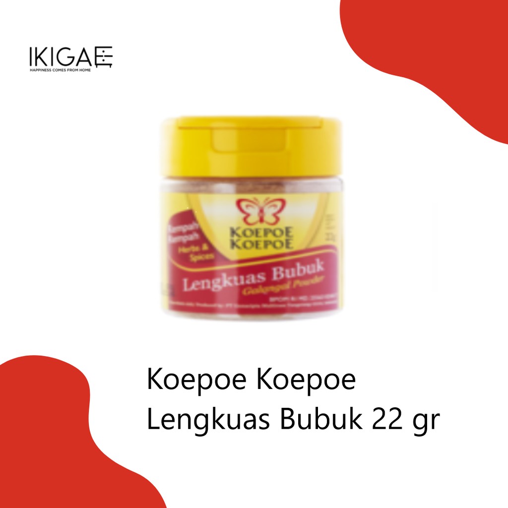 KOEPOE KOEPOE LENGKUAS BUBUK 22 GR