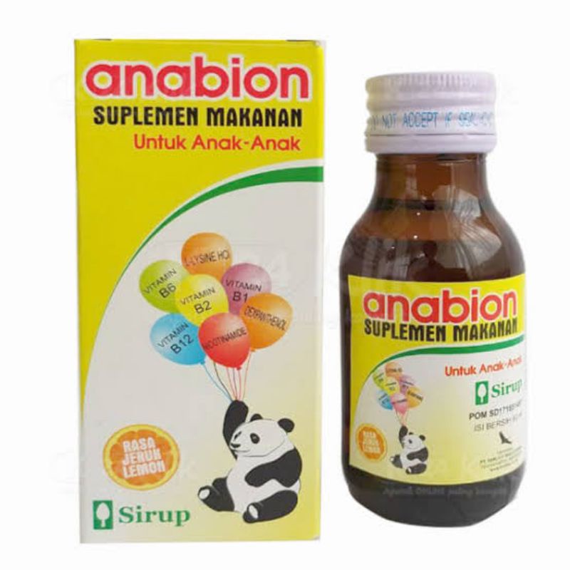 Anabion Sirup 60 ml / Vitamin Penambah Nafsu Makan Anak