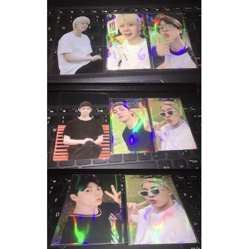 PC PHOTOCARD BTS ITS YOONGI JIMIN TAEHYUNG JUNGKOOK JHOPE SET