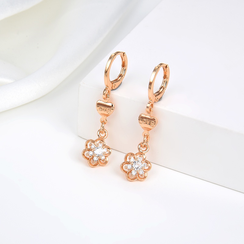 anting titanium wanita emas muda anti karat dewasa tusuk korea asli panjang dan luntur korea style selamanya dewasa 116e