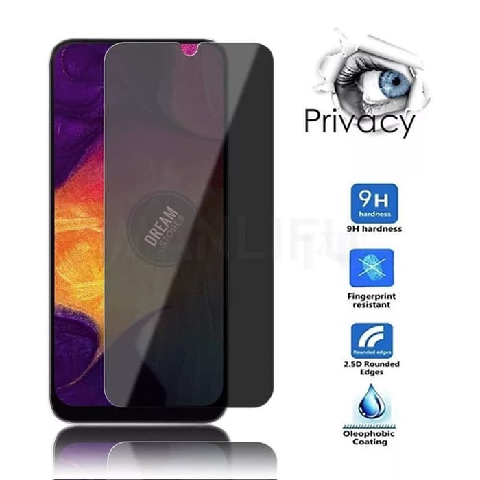 TEMPERED GLASS ANTI SPY OPPO A9 2020 - ANTI GORES KACA PRIVASI