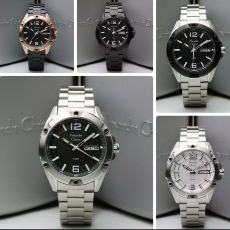 Jam Tangan Pria Original Alexandre Christie AC6518/6518/ac6518/Ac6518