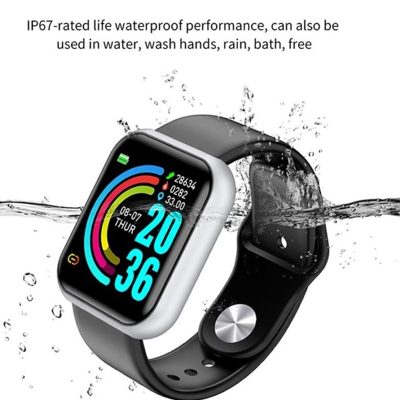 (SIAP KIRIM) Dennos T500 Plus SmartWatch Y68 116 PLUS X7 T55 W27 Jam Tangan PIntar Bluetooth Heart R